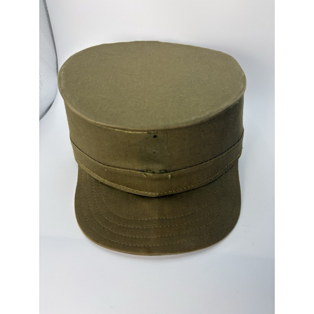 Vintage Military Jump Cap Falcon USA 6 3/4 OD Green Utility Hat